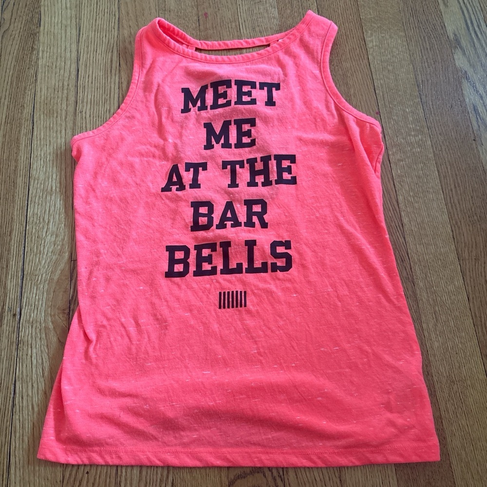 Victoria's Secret Meet Me At The Bar Bells Tank Top🩵